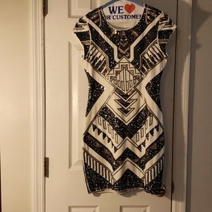 EXPRESS sequined dress  size small